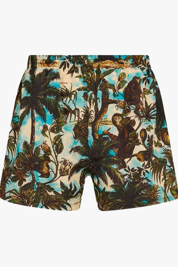 2 Boxer Stampa Giungla Uomo Multicolor - 2