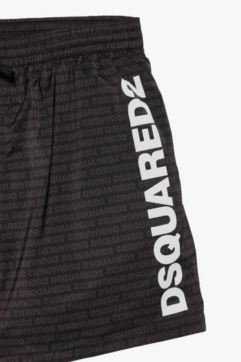 2 Boxer Logo All Over Uomo Marrone - 3