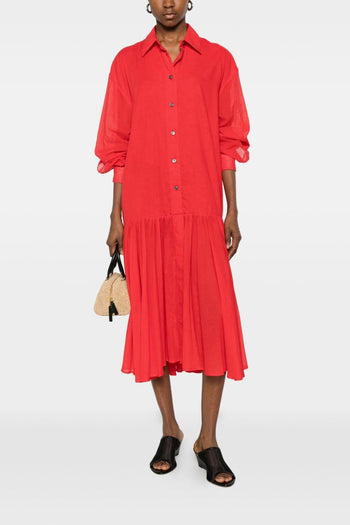 Abito Chemisier Donna Rosso - 3