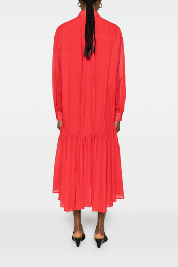 Abito Chemisier Donna Rosso - 4