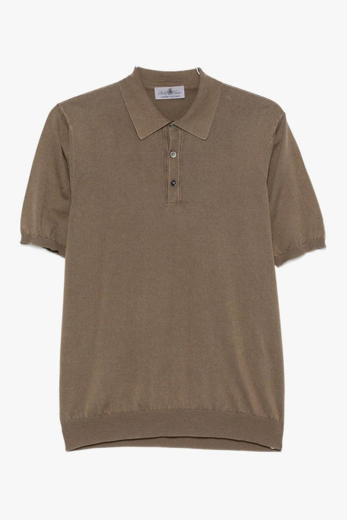 Dellaciana Polo Marrone Uomo