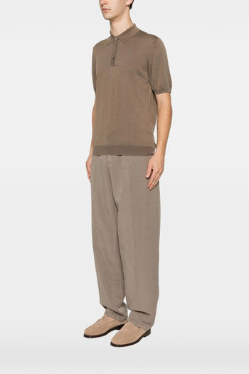 Dellaciana Polo Marrone Uomo - 5