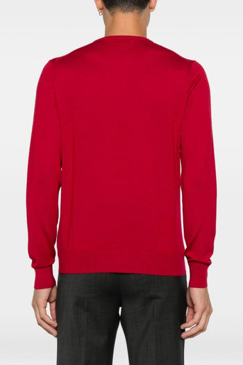 Dellaciana Maglia Rosso Uomo Girocollo - 3