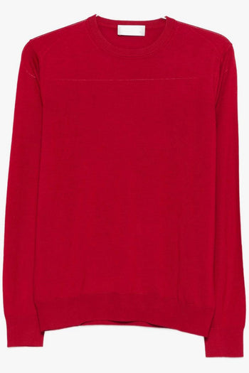 Dellaciana Maglia Rosso Uomo Girocollo - 5