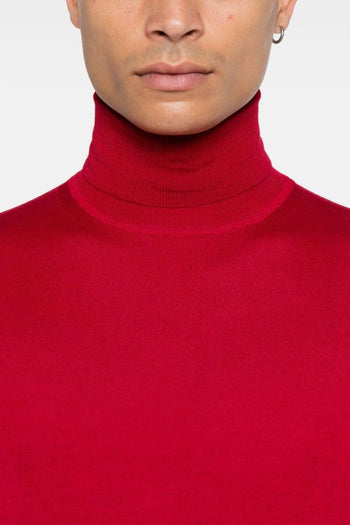 Dellaciana Maglia Rosso Uomo Dolcevita - 4