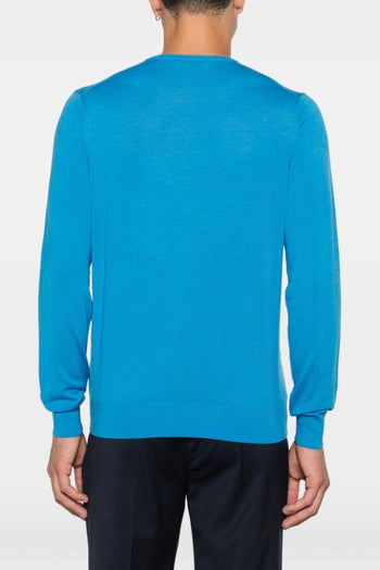 Dellaciana Maglia Blu Uomo Girocollo - 3