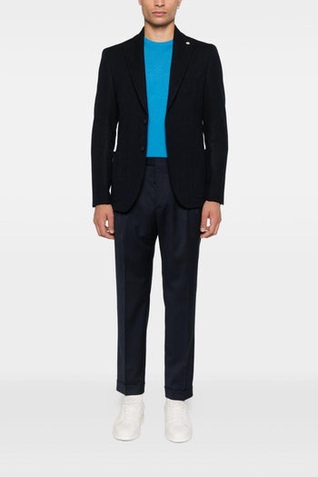 Dellaciana Maglia Blu Uomo Girocollo - 2