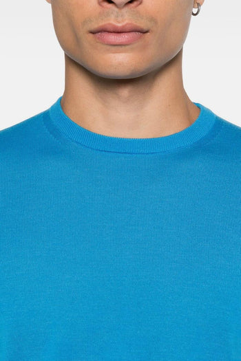 Dellaciana Maglia Blu Uomo Girocollo - 4