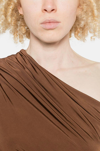 Top Monospalla Donna Marrone - 2