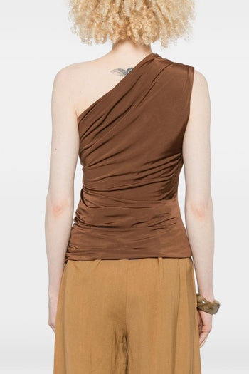 Top Monospalla Donna Marrone - 3