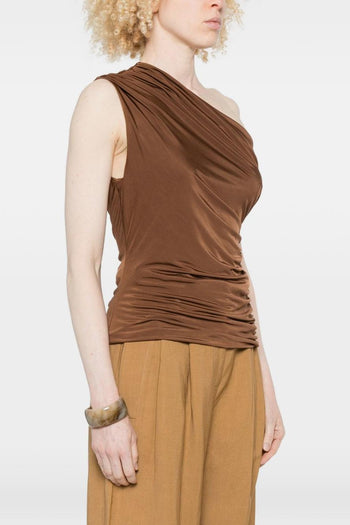 Top Monospalla Donna Marrone - 4