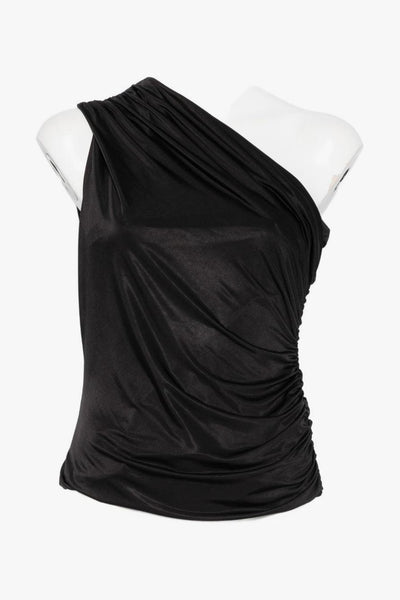 Top Monospalla Donna Nero