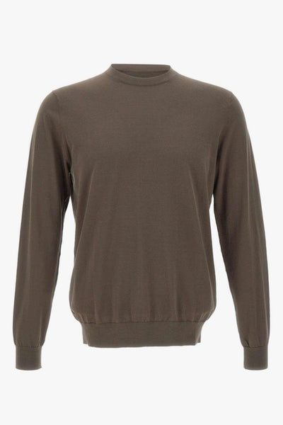 Maglia Maniche Lunghe Uomo Marrone