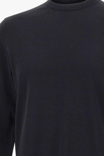 Maglia Maniche Lunghe Uomo Nero - 5