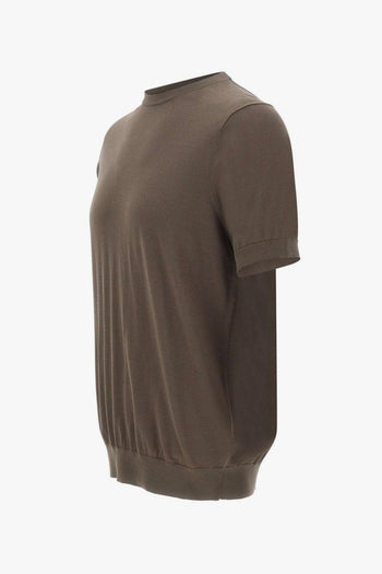 Maglia Maniche Corte Uomo Marrone - 2