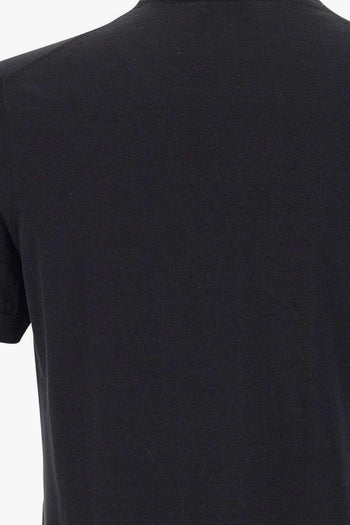 Maglia Maniche Corte Uomo Nero - 5