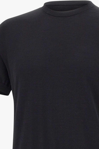 Maglia Maniche Corte Uomo Nero - 6
