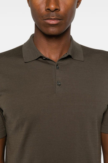 Polo Marrone Uomo - 3