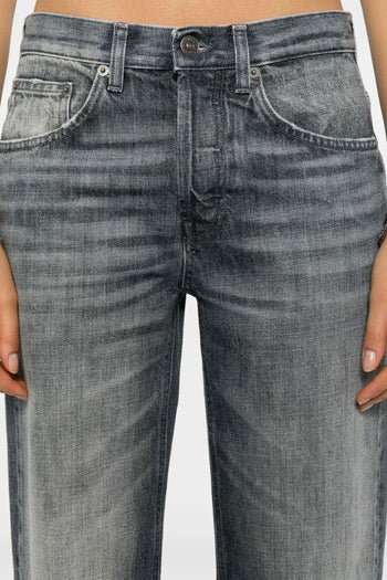 Jeans Blu Donna Jacklyn Stonewashed Gamba Ampia - 4