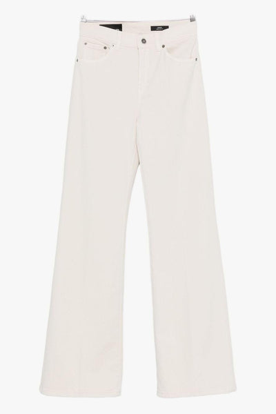 Amber Donna Pantalone Bianco