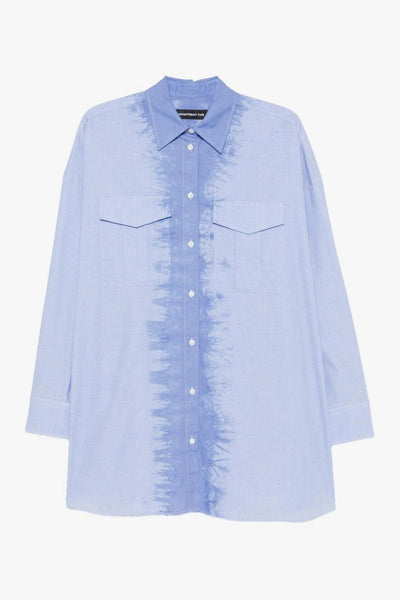 Camicia Tie Dye Donna Azzurro