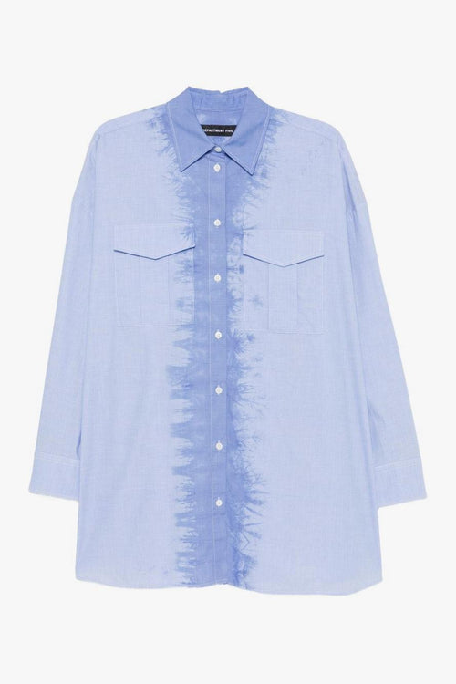 Camicia Tie Dye Donna Azzurro