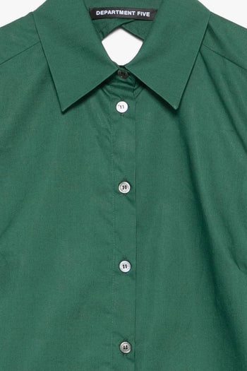 Camicia Smanicata Donna Verde - 3