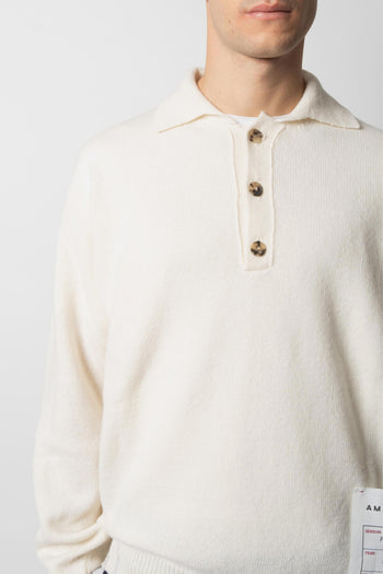 Maglia Bianco Uomo Polo - 4