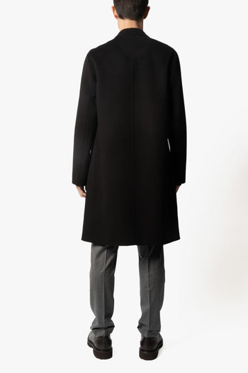 Cappotto Nero Uomo Monopetto Slim - 3