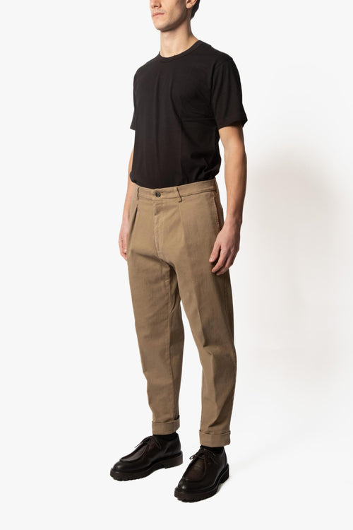 Pantaloni Marrone Uomo Chiaia - 2