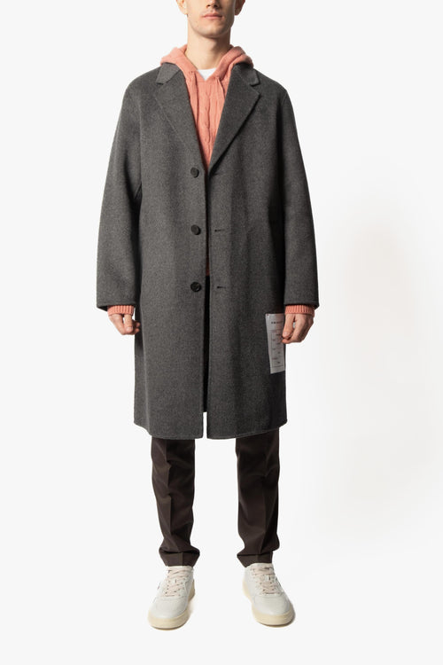 Cappotto Grigio Uomo Over