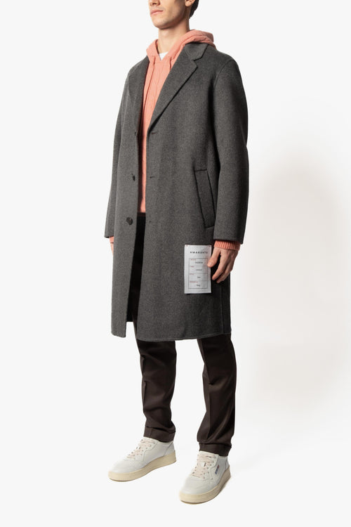 Cappotto Grigio Uomo Over - 2