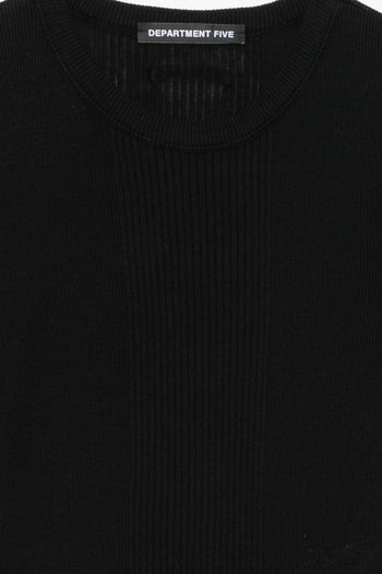 T-shirt Girocollo Donna Nero - 3