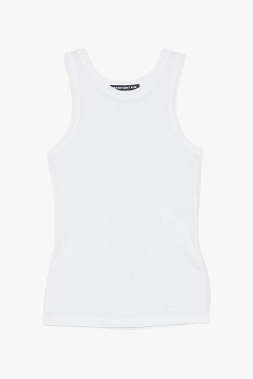 Canotta Costine Donna Bianco