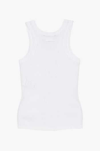 Canotta Costine Donna Bianco - 3