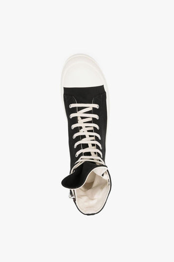 Rick Owens Drkshdw Uomo Scarpa Nero Ricamo Stella - 2