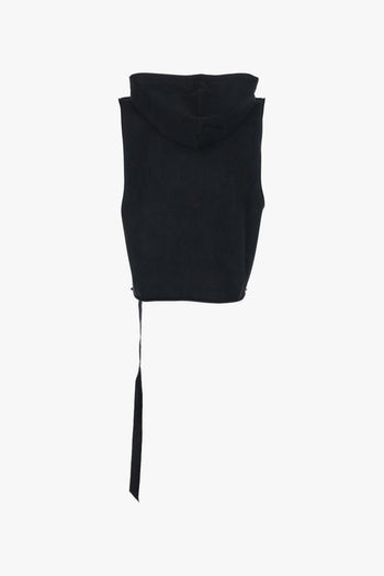Rick Owens Drkshdw Top Smanicato Uomo Nero - 2