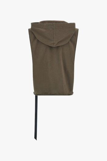 Rick Owens Drkshdw Top Smanicato Uomo Marrone - 2