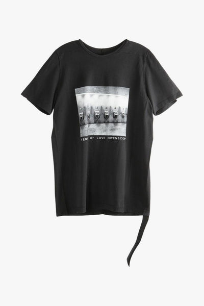 Rick Owens Drkshdw T-Shirt Stampata Uomo Nero