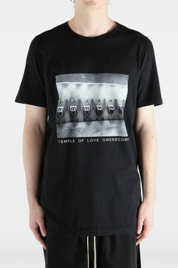 Rick Owens Drkshdw T-Shirt Stampata Uomo Nero - 3