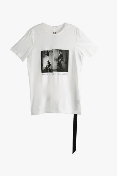 Rick Owens Drkshdw T-Shirt Stampata Uomo Bianco