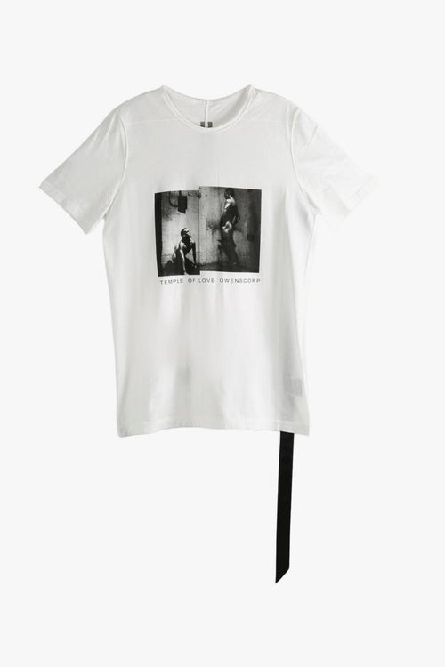 Rick Owens Drkshdw T-Shirt Stampata Uomo Bianco