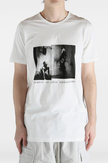Rick Owens Drkshdw T-Shirt Stampata Uomo Bianco - 2