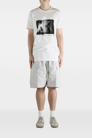 Rick Owens Drkshdw T-Shirt Stampata Uomo Bianco - 4