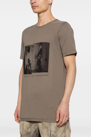 Rick Owens Drkshdw T-Shirt Stampata Uomo Marrone - 2