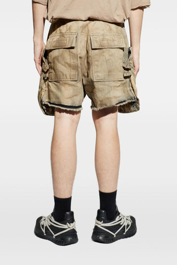Rick Owens Drkshdw Short Sfrangiati Uomo - 3