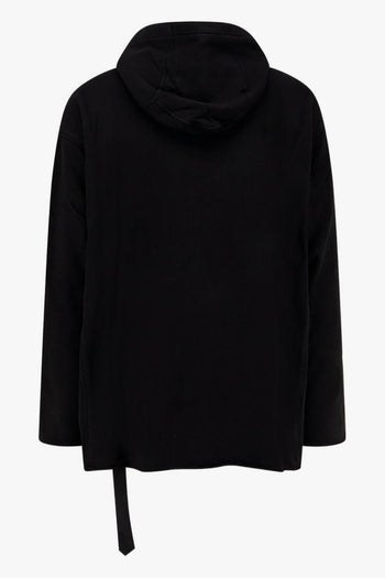 Rick Owens Drkshdw Felpa Nero Uomo con Coulisse - 2