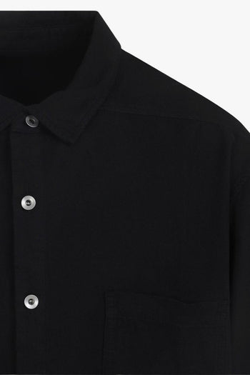 Rick Owens Drkshdw Camicia Nero Uomo con Taschino - 3