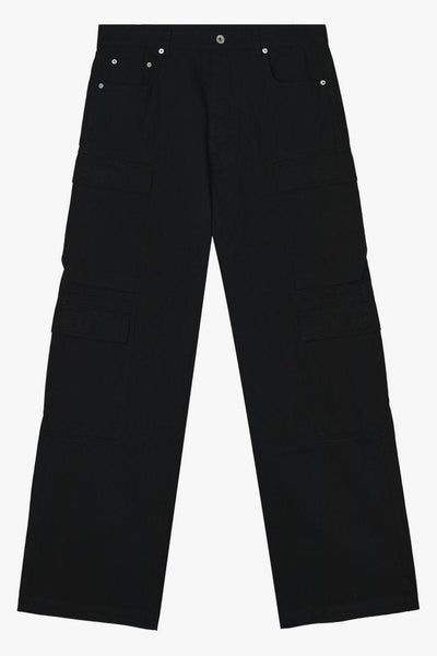 Rick Owens Drkshdw Jeans Nero Uomo Taglio Comodo