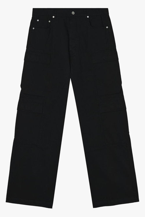 Rick Owens Drkshdw Jeans Nero Uomo Taglio Comodo